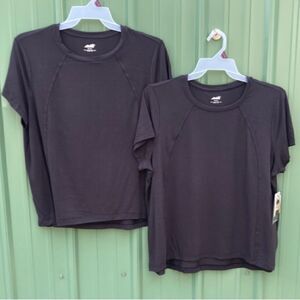 Women’s Active Athletic Workout Lightweight Short Sleeve T-Shirt 2-Pack Size XXL